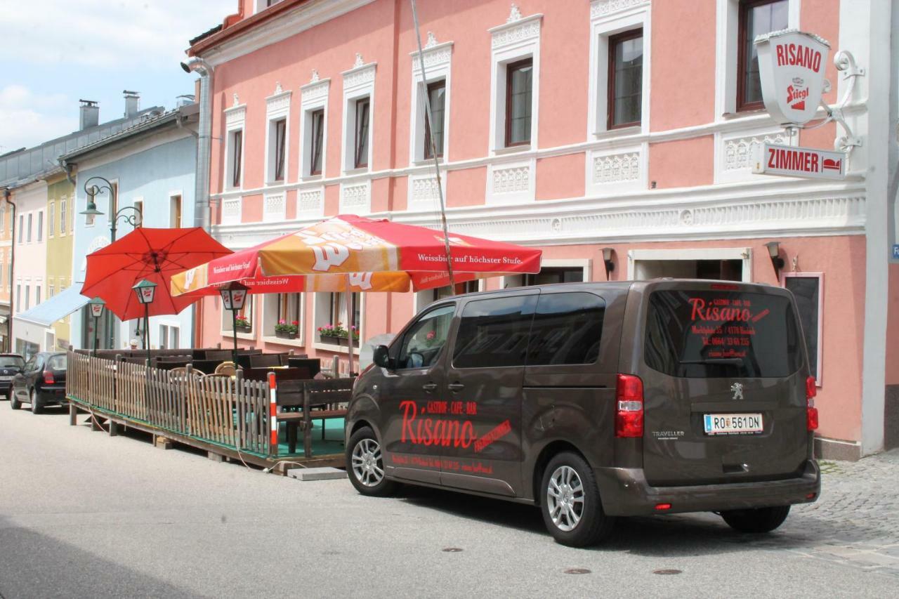Gasthof-Cafe-Risano Haslach an der Muhl Bagian luar foto
