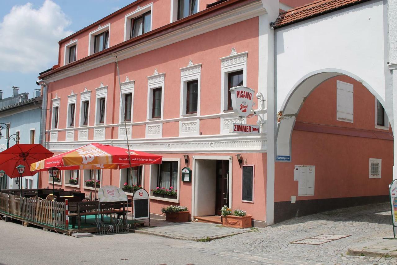 Gasthof-Cafe-Risano Haslach an der Muhl Bagian luar foto